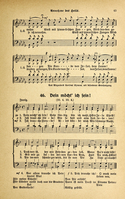 Rettungsjubel: Zum Gebrauch in Evangelisations- und Glaubens-Versammlungen page 43