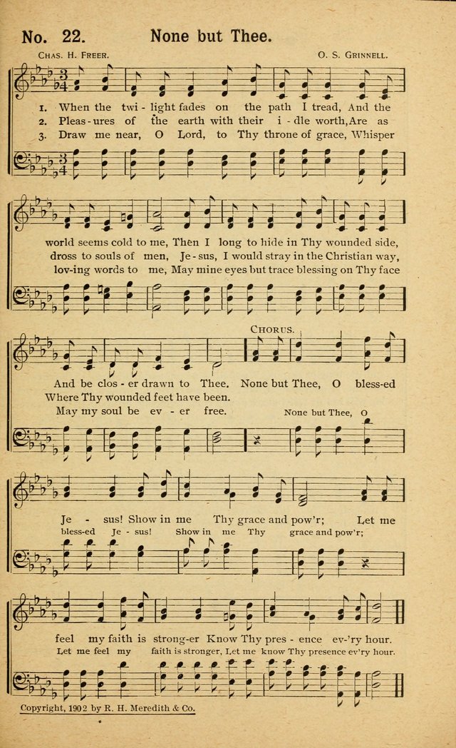 Revival Melodies: containing the popular Welsh tunes used in the great revivail in Wales; also a choice selection of gospel songs specially adapted for evangelistic and devotional meetings  page 21