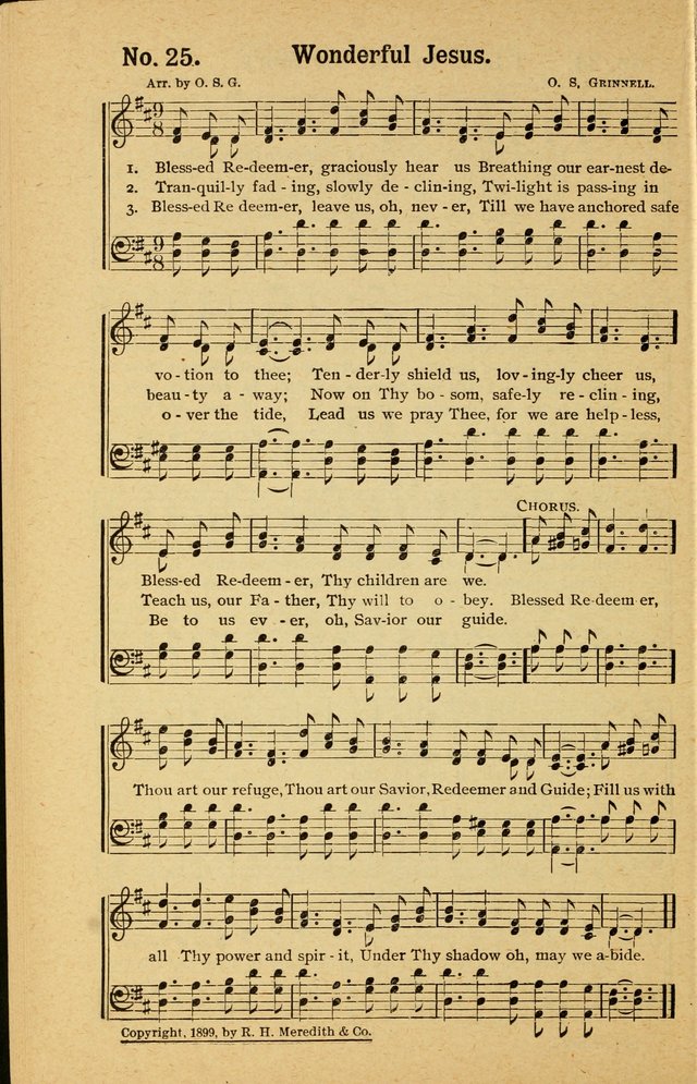 Revival Melodies: containing the popular Welsh tunes used in the great revivail in Wales; also a choice selection of gospel songs specially adapted for evangelistic and devotional meetings  page 24