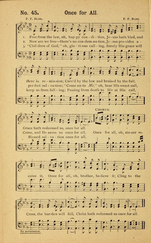 Revival Melodies: containing the popular Welsh tunes used in the great revivail in Wales; also a choice selection of gospel songs specially adapted for evangelistic and devotional meetings  page 44