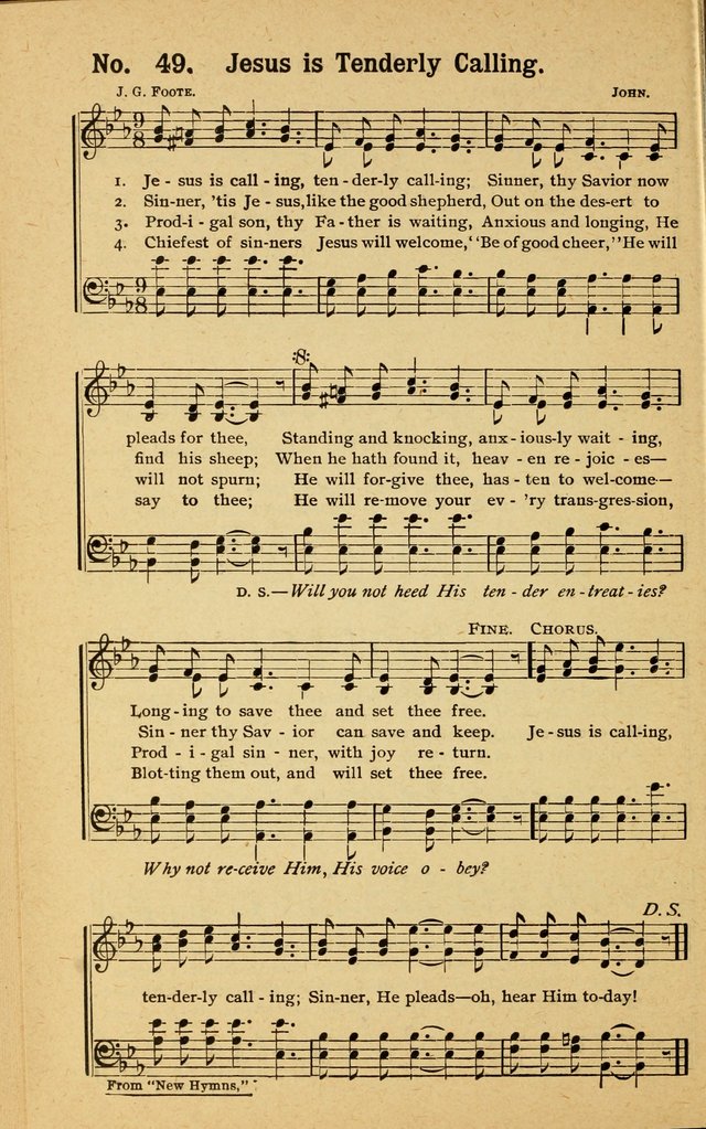 Revival Melodies: containing the popular Welsh tunes used in the great revivail in Wales; also a choice selection of gospel songs specially adapted for evangelistic and devotional meetings  page 48