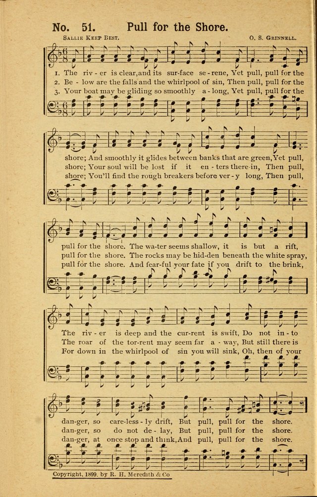 Revival Melodies: containing the popular Welsh tunes used in the great revivail in Wales; also a choice selection of gospel songs specially adapted for evangelistic and devotional meetings  page 50