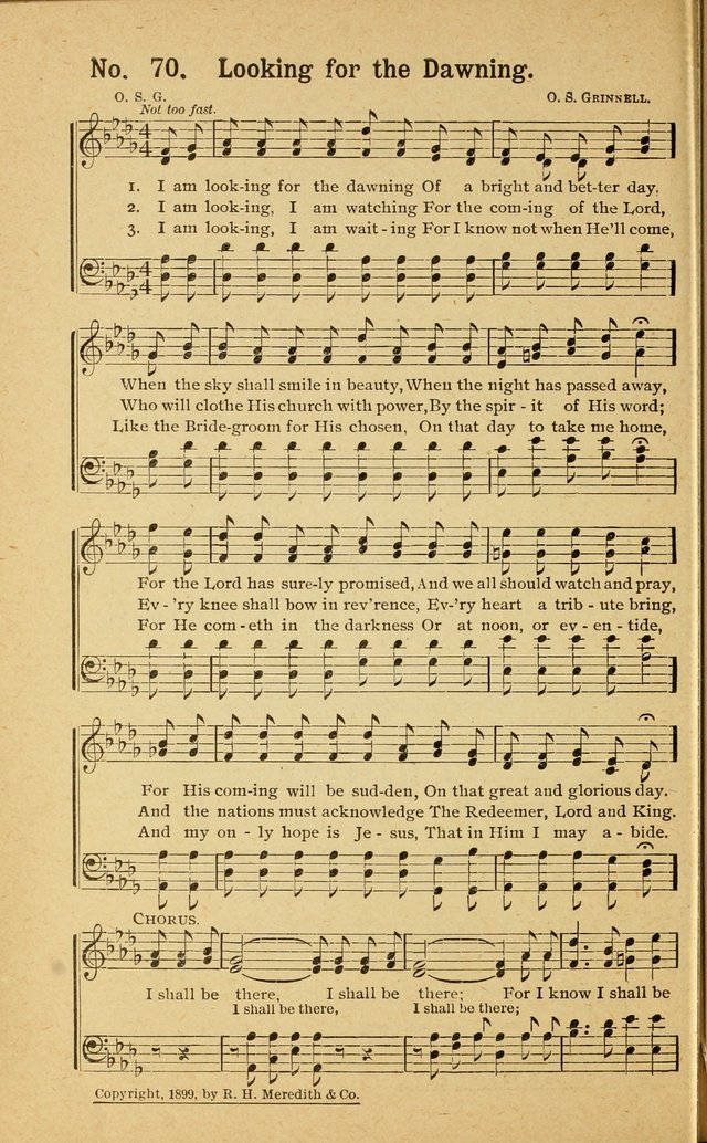 Revival Melodies: containing the popular Welsh tunes used in the great revivail in Wales; also a choice selection of gospel songs specially adapted for evangelistic and devotional meetings  page 64