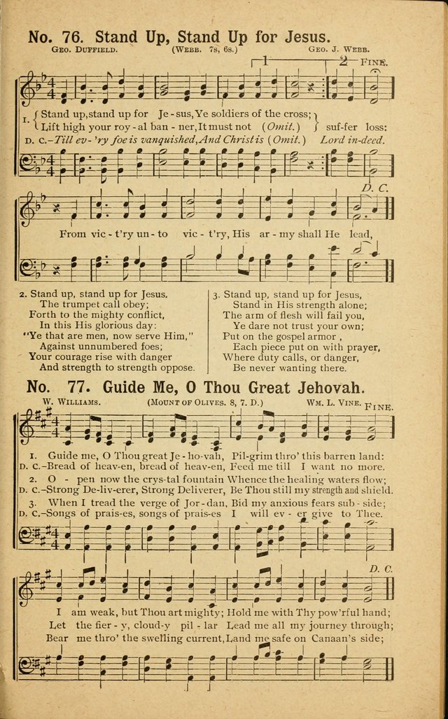 Revival Melodies: containing the popular Welsh tunes used in the great revivail in Wales; also a choice selection of gospel songs specially adapted for evangelistic and devotional meetings  page 69