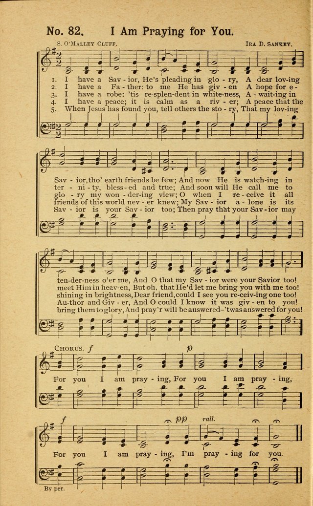 Revival Melodies: containing the popular Welsh tunes used in the great revivail in Wales; also a choice selection of gospel songs specially adapted for evangelistic and devotional meetings  page 74