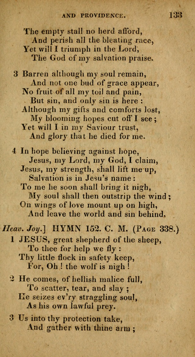 The Reformed Methodist Pocket Hymnal: Revised: collected from various authors. Designed for the worship of God in all Christian churches. page 133
