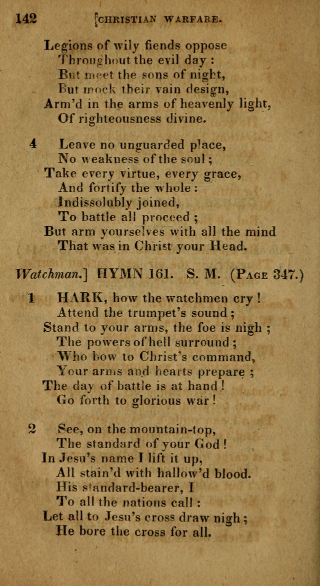 The Reformed Methodist Pocket Hymnal: Revised: collected from various authors. Designed for the worship of God in all Christian churches. page 142