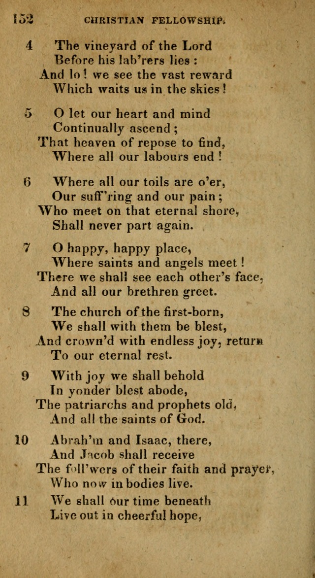 The Reformed Methodist Pocket Hymnal: Revised: collected from various authors. Designed for the worship of God in all Christian churches. page 152