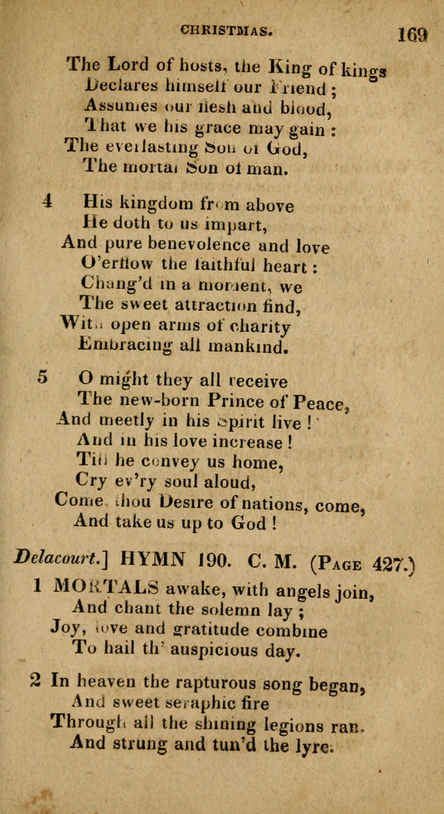 The Reformed Methodist Pocket Hymnal: Revised: collected from various authors. Designed for the worship of God in all Christian churches. page 169