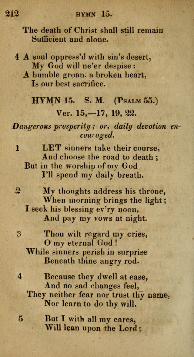 The Reformed Methodist Pocket Hymnal: Revised: collected from various authors. Designed for the worship of God in all Christian churches. page 212