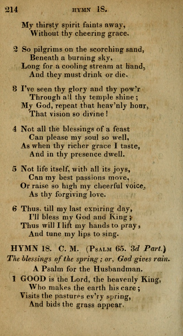 The Reformed Methodist Pocket Hymnal: Revised: collected from various authors. Designed for the worship of God in all Christian churches. page 214