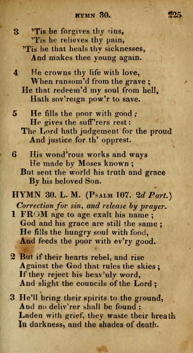 The Reformed Methodist Pocket Hymnal: Revised: collected from various authors. Designed for the worship of God in all Christian churches. page 225
