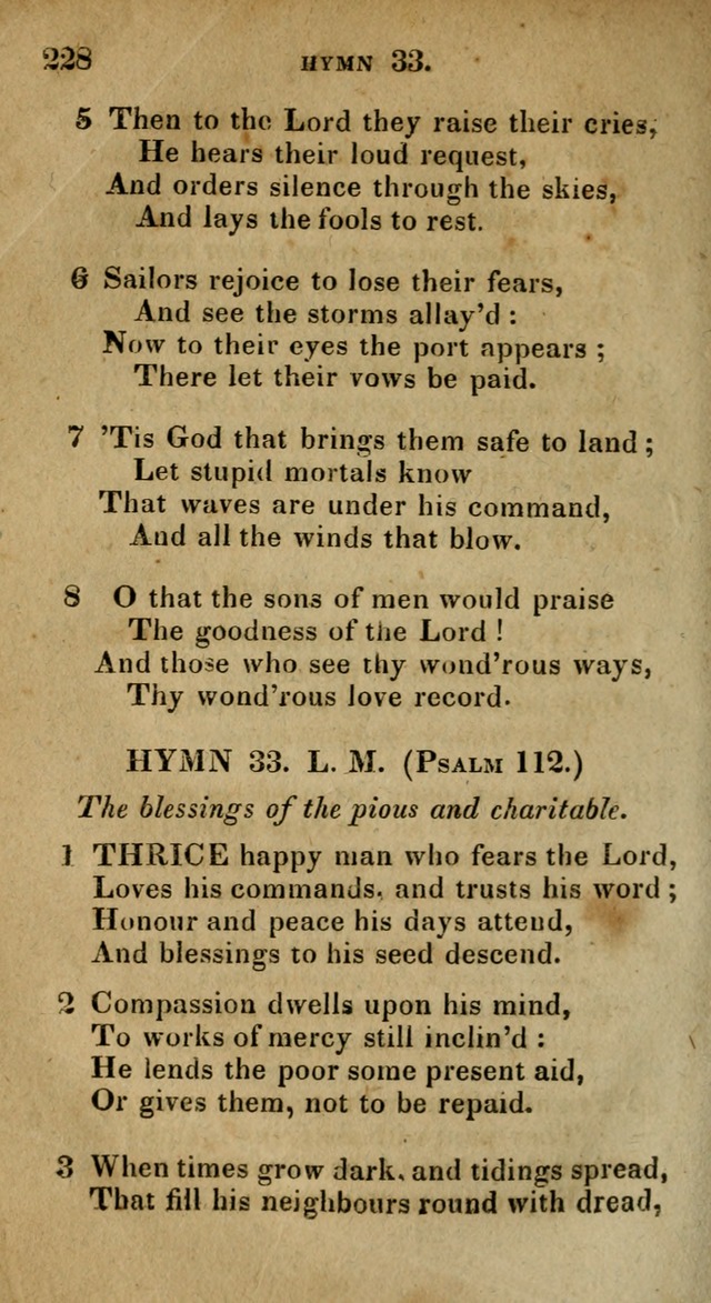 The Reformed Methodist Pocket Hymnal: Revised: collected from various authors. Designed for the worship of God in all Christian churches. page 228