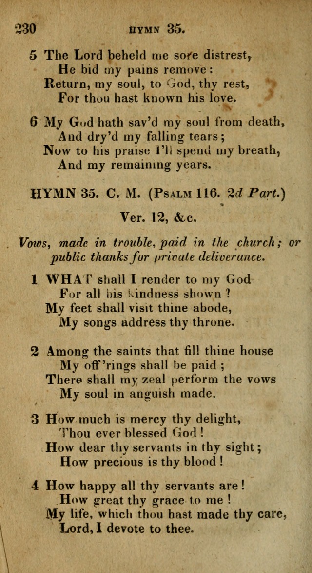The Reformed Methodist Pocket Hymnal: Revised: collected from various authors. Designed for the worship of God in all Christian churches. page 230
