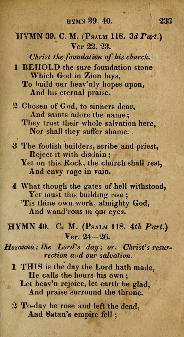 The Reformed Methodist Pocket Hymnal: Revised: collected from various authors. Designed for the worship of God in all Christian churches. page 233
