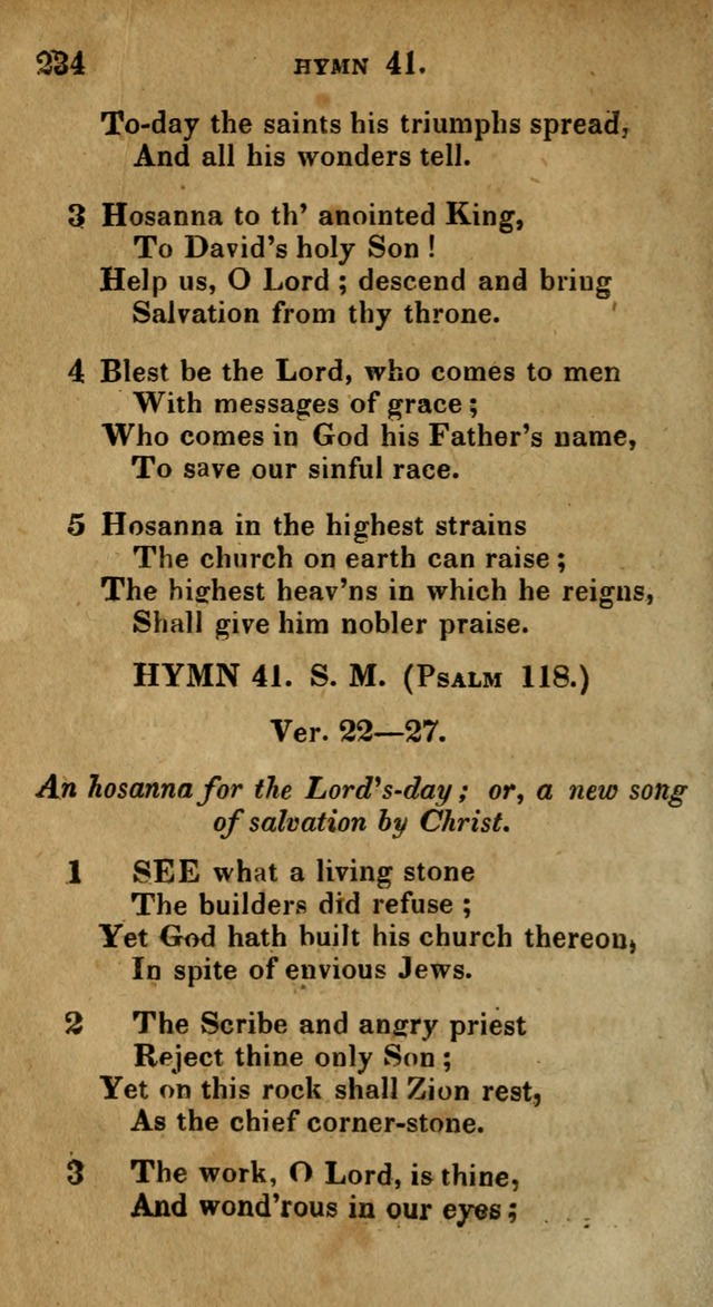 The Reformed Methodist Pocket Hymnal: Revised: collected from various authors. Designed for the worship of God in all Christian churches. page 234