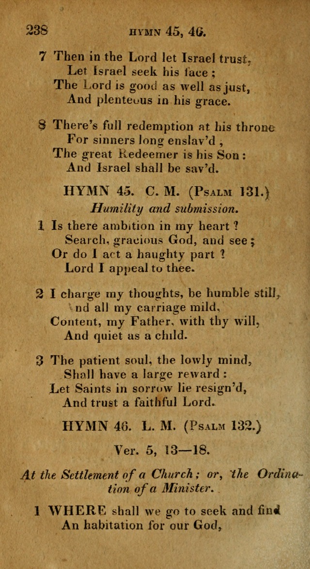 The Reformed Methodist Pocket Hymnal: Revised: collected from various authors. Designed for the worship of God in all Christian churches. page 238