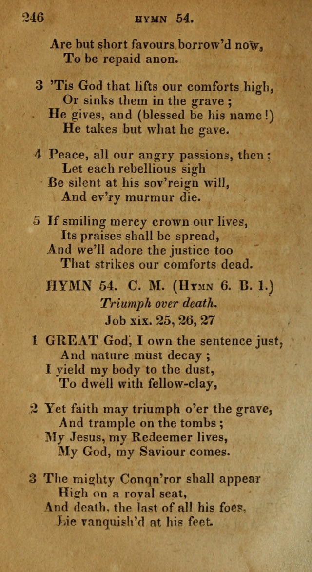 The Reformed Methodist Pocket Hymnal: Revised: collected from various authors. Designed for the worship of God in all Christian churches. page 246