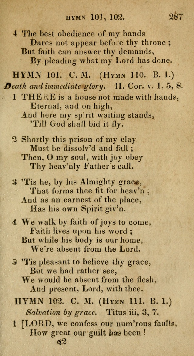 The Reformed Methodist Pocket Hymnal: Revised: collected from various authors. Designed for the worship of God in all Christian churches. page 287