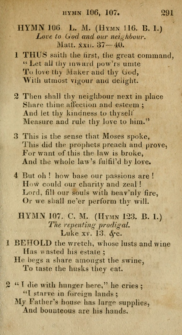 The Reformed Methodist Pocket Hymnal: Revised: collected from various authors. Designed for the worship of God in all Christian churches. page 291
