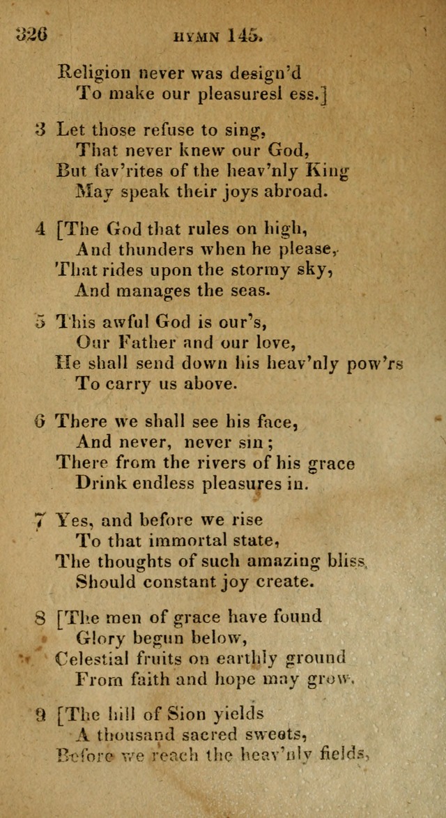 The Reformed Methodist Pocket Hymnal: Revised: collected from various authors. Designed for the worship of God in all Christian churches. page 326