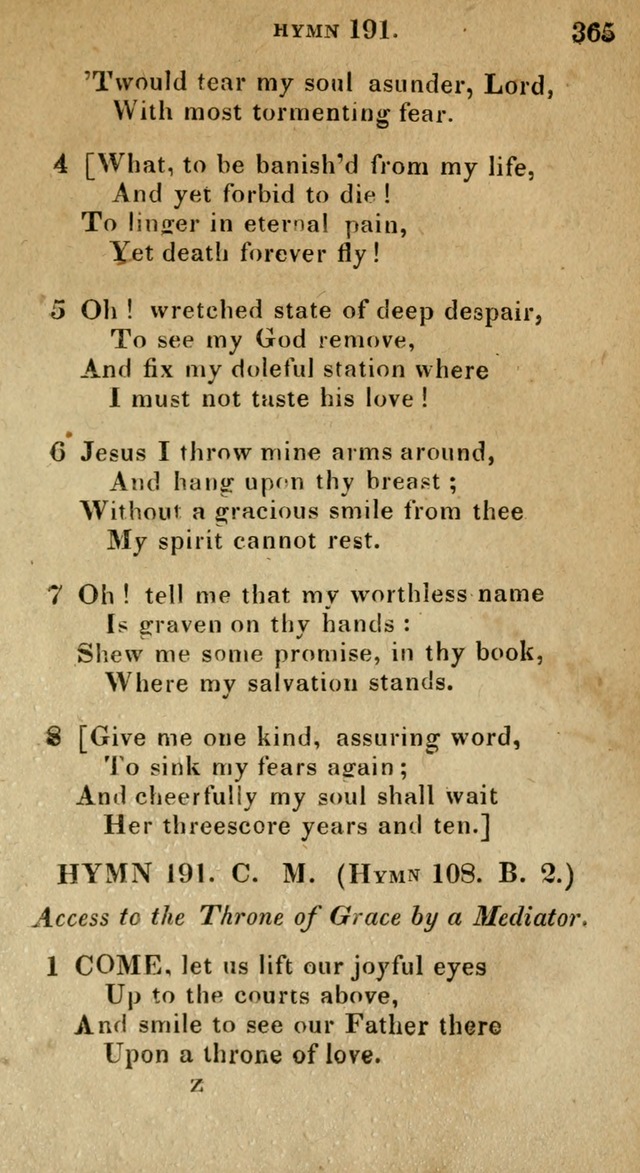 The Reformed Methodist Pocket Hymnal: Revised: collected from various authors. Designed for the worship of God in all Christian churches. page 365