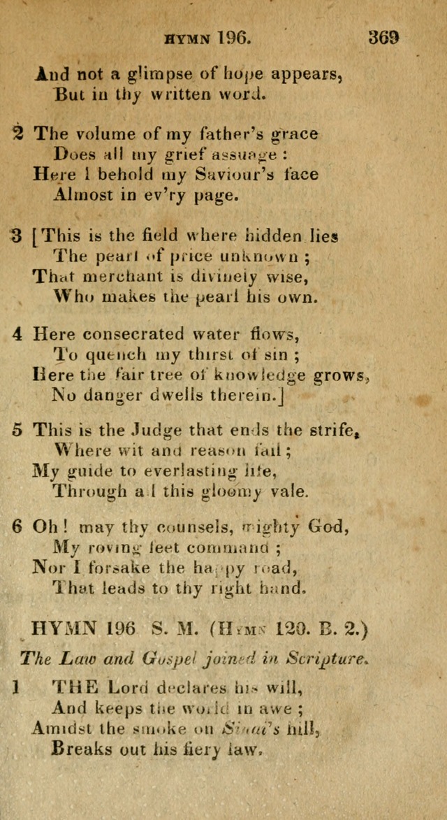 The Reformed Methodist Pocket Hymnal: Revised: collected from various authors. Designed for the worship of God in all Christian churches. page 369
