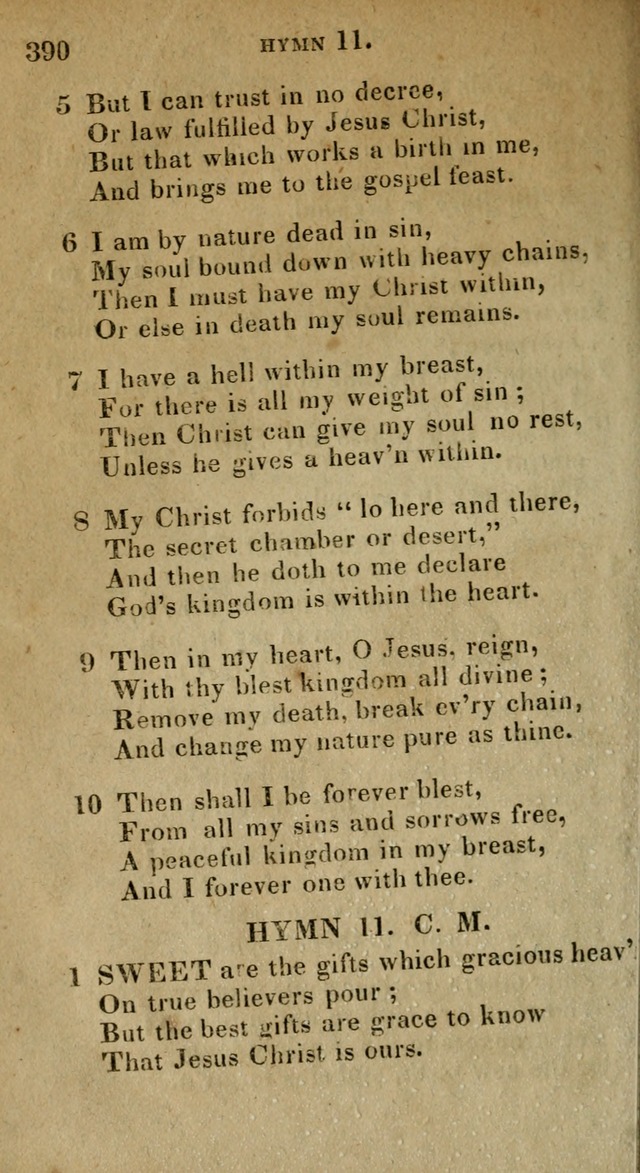The Reformed Methodist Pocket Hymnal: Revised: collected from various authors. Designed for the worship of God in all Christian churches. page 390
