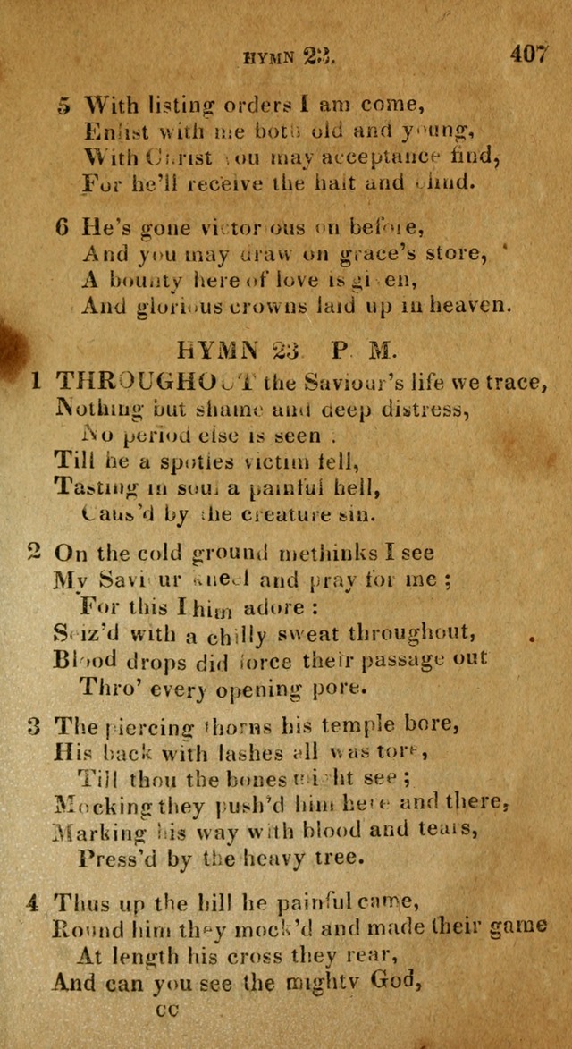 The Reformed Methodist Pocket Hymnal: Revised: collected from various authors. Designed for the worship of God in all Christian churches. page 407