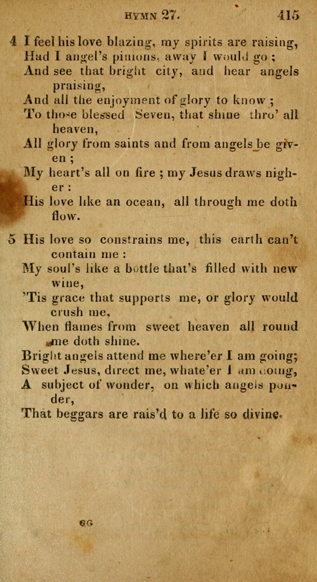 The Reformed Methodist Pocket Hymnal: Revised: collected from various authors. Designed for the worship of God in all Christian churches. page 415