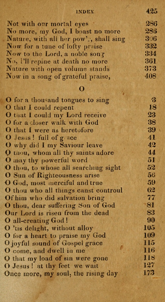The Reformed Methodist Pocket Hymnal: Revised: collected from various authors. Designed for the worship of God in all Christian churches. page 425