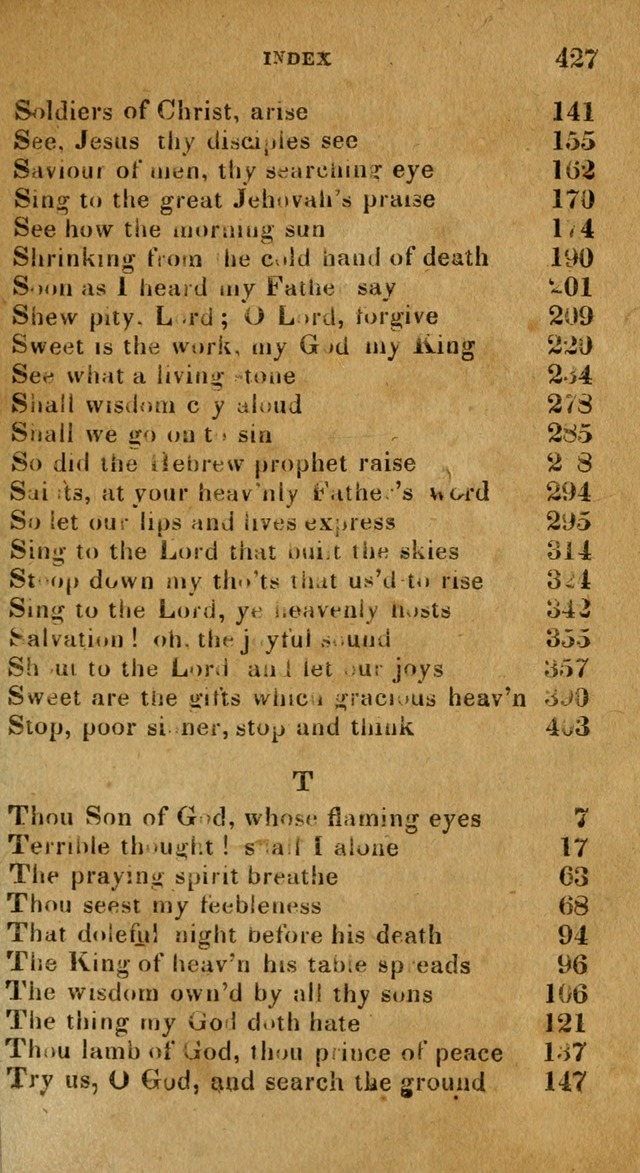 The Reformed Methodist Pocket Hymnal: Revised: collected from various authors. Designed for the worship of God in all Christian churches. page 427