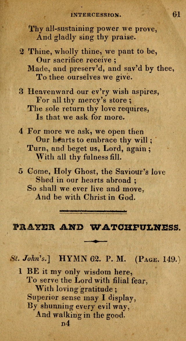The Reformed Methodist Pocket Hymnal: Revised: collected from various authors. Designed for the worship of God in all Christian churches. page 61