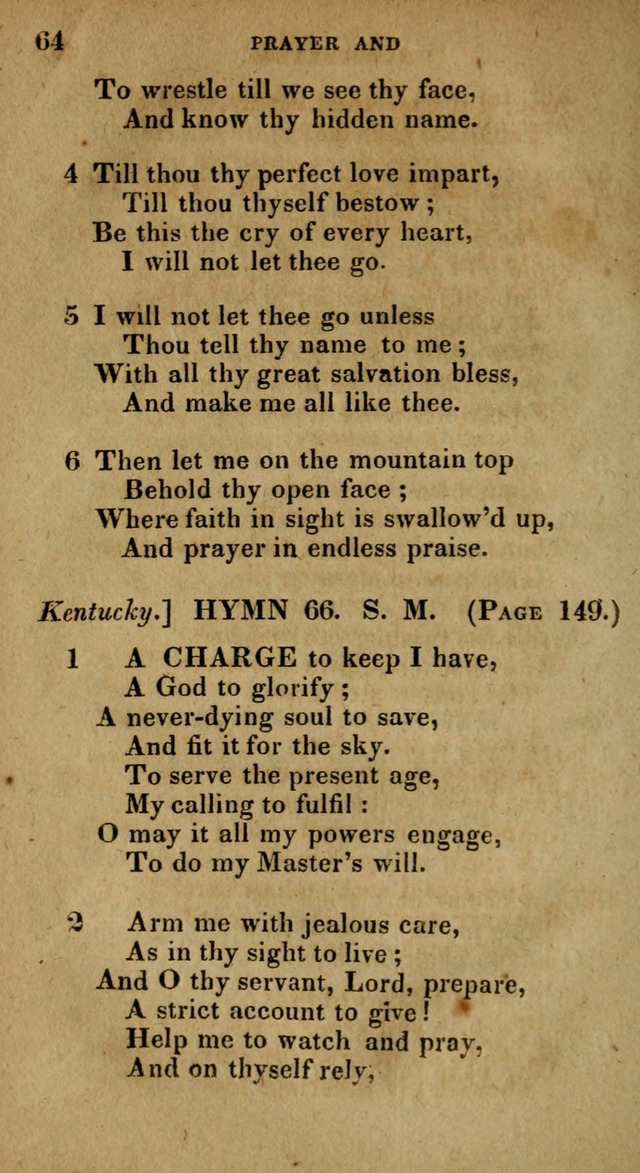 The Reformed Methodist Pocket Hymnal: Revised: collected from various authors. Designed for the worship of God in all Christian churches. page 64