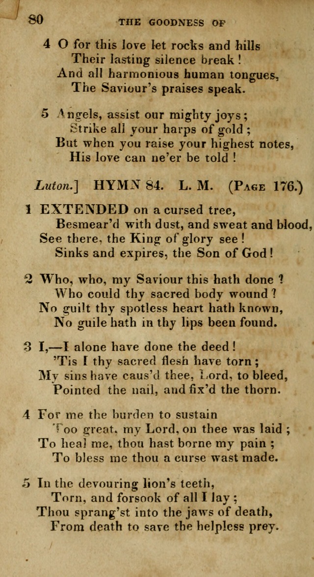 The Reformed Methodist Pocket Hymnal: Revised: collected from various authors. Designed for the worship of God in all Christian churches. page 80