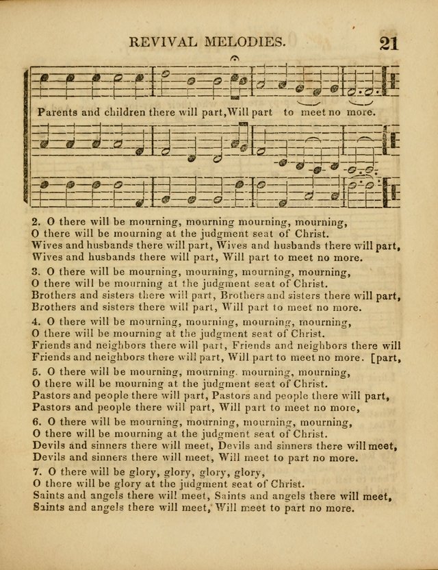 Revival Melodies, or Songs of Zion. page 21