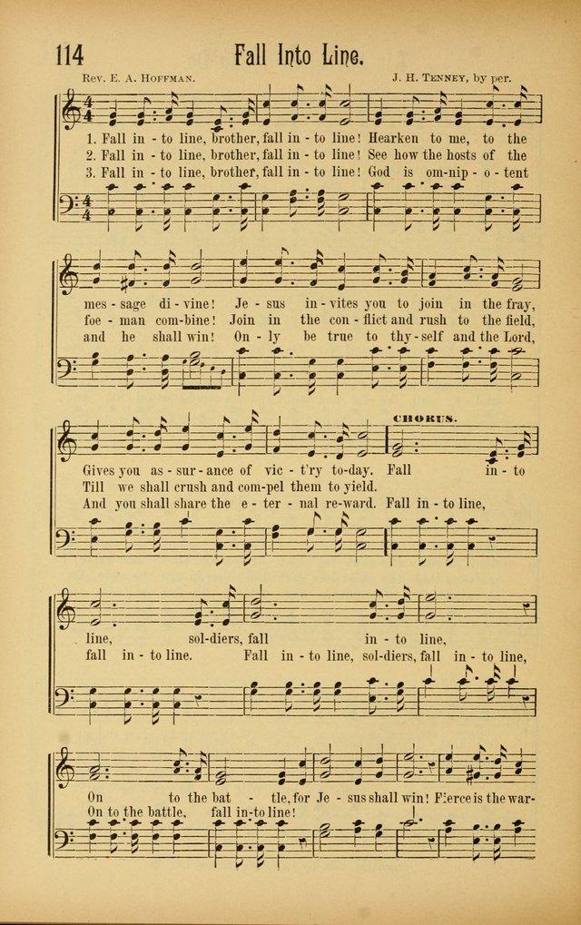Royal Praise for the Sunday School: a collection of new and selected gospel songs. With a clear and concise course of instruction in the elements of music page 113