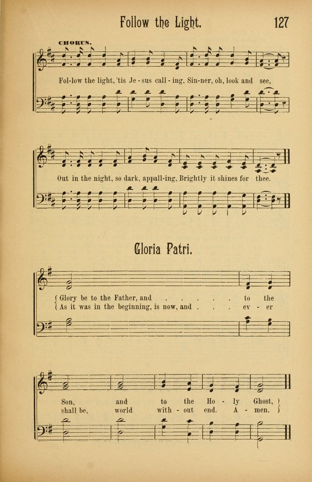 Royal Praise for the Sunday School: a collection of new and selected gospel songs. With a clear and concise course of instruction in the elements of music page 126