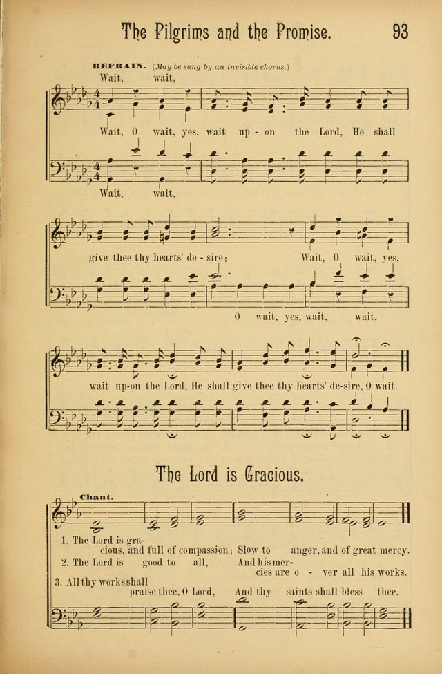 Royal Praise for the Sunday School: a collection of new and selected gospel songs. With a clear and concise course of instruction in the elements of music page 92