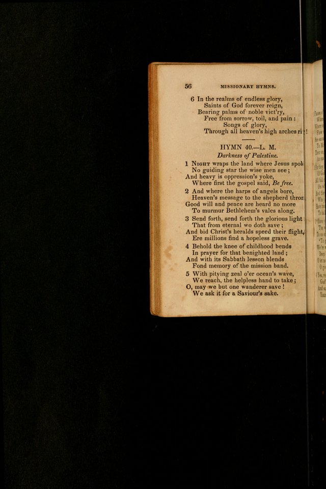 The Religious Songster: being a choice selection of hymns, adapted to the public and private devotions of Christians of all denominations: suitable to be used at missionary, temperance . . . page 58