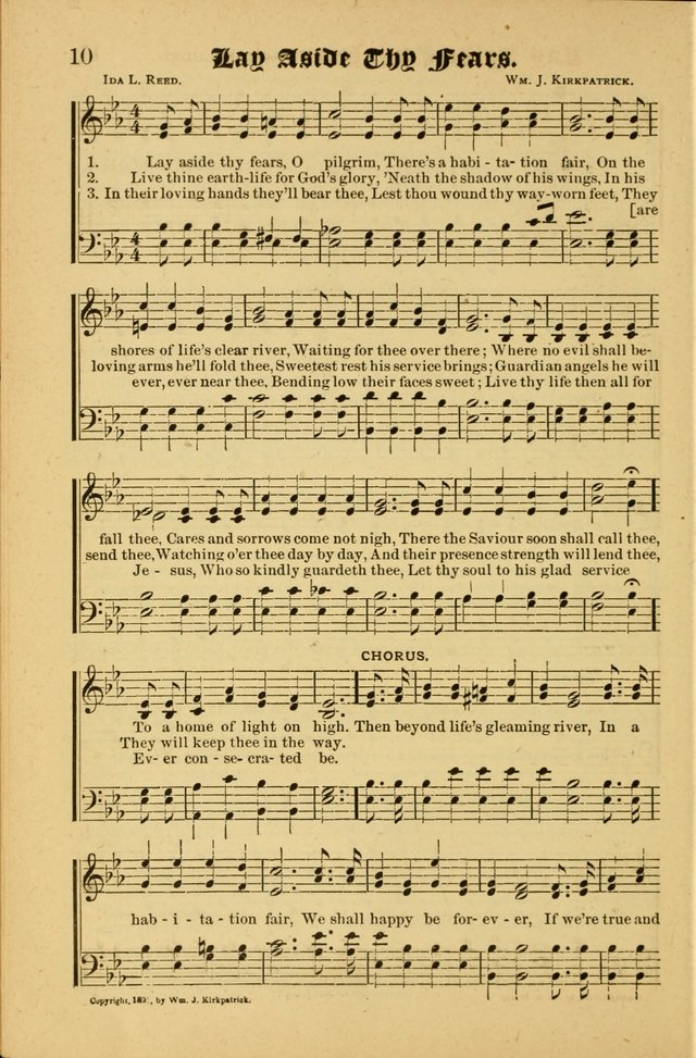 Radiant Songs: for use in meetings for Christian worship or work page 10