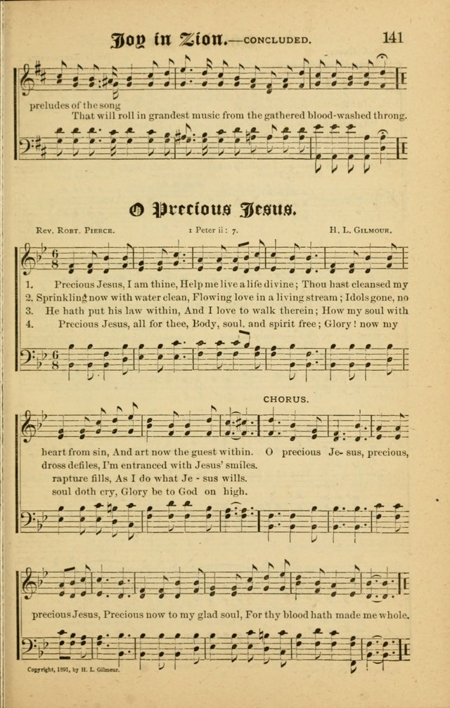 Radiant Songs: for use in meetings for Christian worship or work page 141