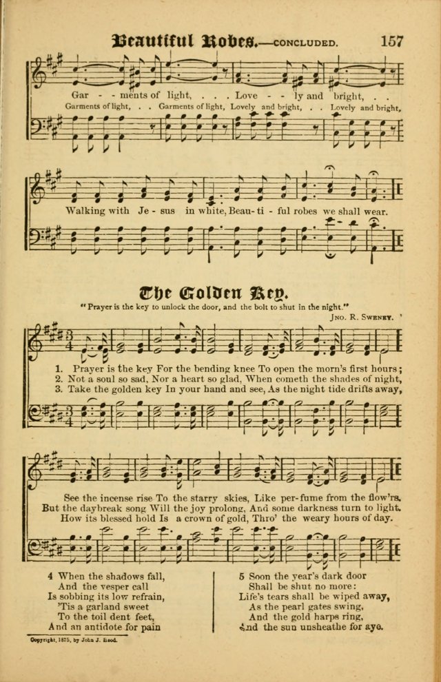 Radiant Songs: for use in meetings for Christian worship or work page 157