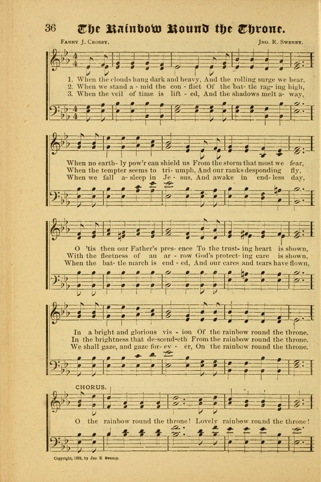 Radiant Songs: for use in meetings for Christian worship or work page 36