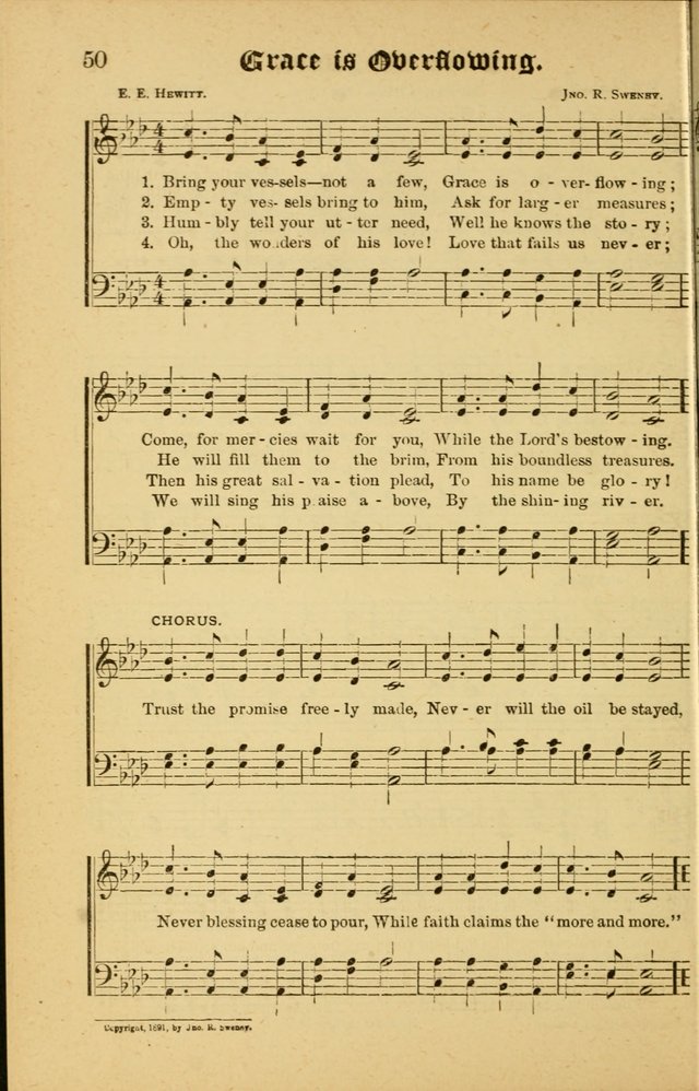 Radiant Songs: for use in meetings for Christian worship or work page 50