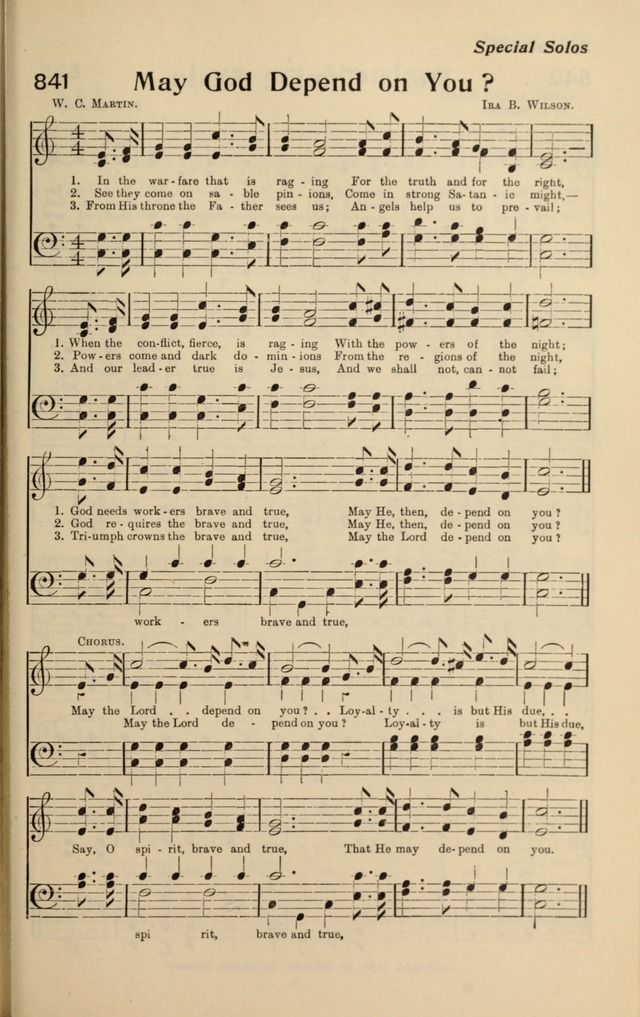 Redemption Songs: a choice collection of 1000 hymns and choruses for evangelistic meetings, solo singers, choirs and the home page 1027