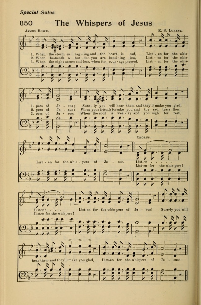 Redemption Songs: a choice collection of 1000 hymns and choruses for evangelistic meetings, solo singers, choirs and the home page 1036