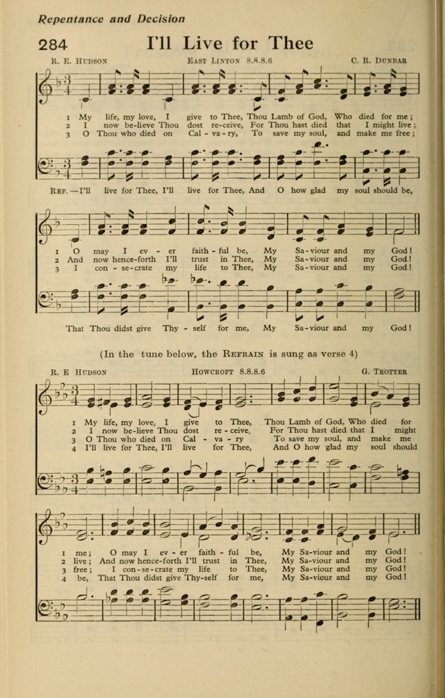 Redemption Songs: a choice collection of 1000 hymns and choruses for evangelistic meetings, solo singers, choirs and the home page 362