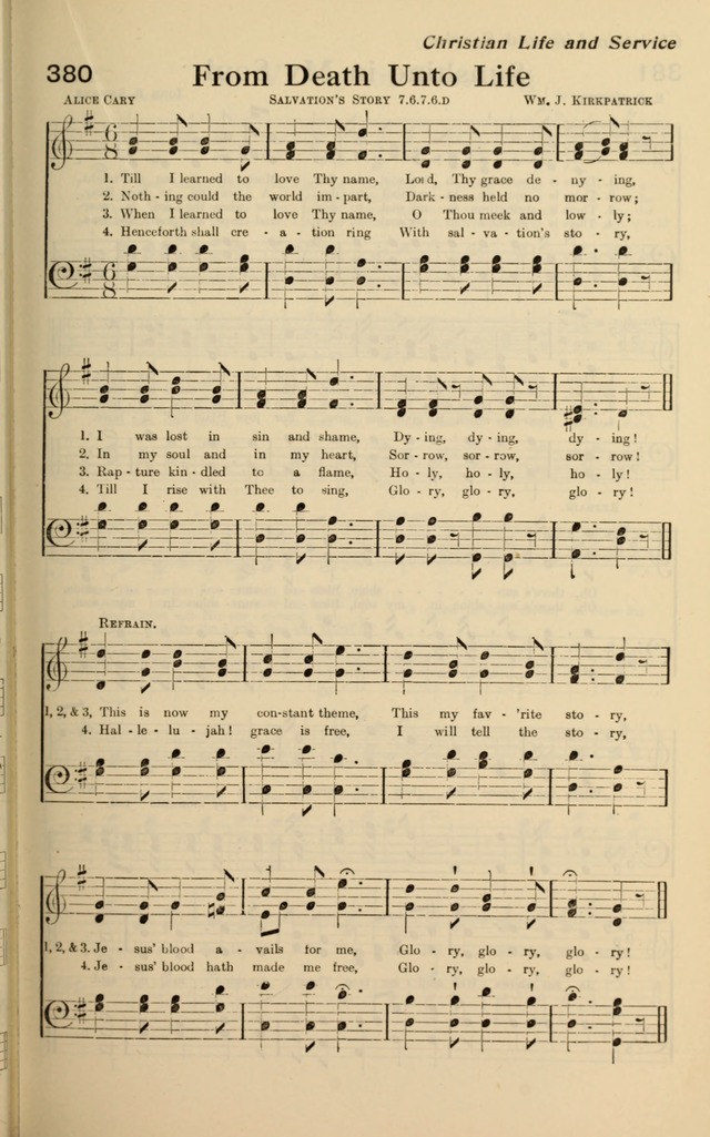 Redemption Songs: a choice collection of 1000 hymns and choruses for evangelistic meetings, solo singers, choirs and the home page 473