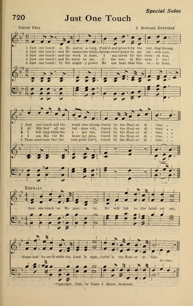 Redemption Songs: a choice collection of 1000 hymns and choruses for evangelistic meetings, solo singers, choirs and the home page 881